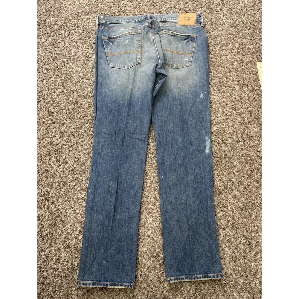 Abercrombie & Fitch Jeans Men's 36x32 The AF Skinny Fit Distressed NWT